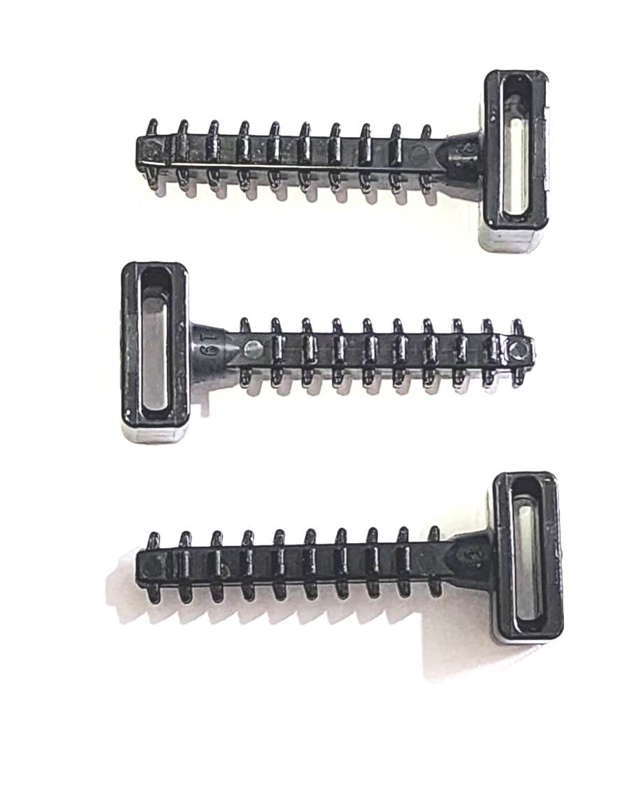 Grampos Chumbador para Abraçadeira Plástica Cabeça maior com proteção UV para Furo de 6mm