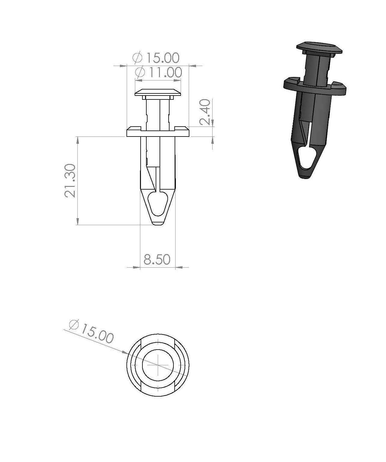 10 Grampos Para-lama Quadricículo Trx 420 Fourtrax Trx 320 P325