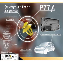 50 Grampos do Forro da Porta Painel Porta-Malas SEAT Alhambra Cordoba Vario Ibiza P77