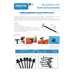 100 Abraçadeira com Fecho de Travamento com Proteção UV FT7009