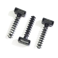 Grampos Chumbador para Abraçadeira Plástica Cabeça maior com proteção UV para Furo de 6mm