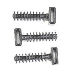 Grampos Chumbador para Abraçadeira Plástica Cabeça maior com proteção UV para Furo de 8mm