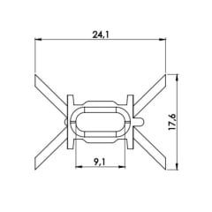 10 Grampos do Friso do Teto Fiat Palio Weekend Strada P846