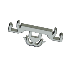 10 Grampos Da Moldura Inferior Lateral Das Portas Chevrolet Astra P1001