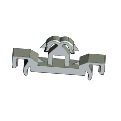 10 Grampos Da Moldura Inferior Lateral Das Portas Chevrolet Astra P1001