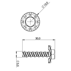 10 Parafuso do Farol Lanterna Para-Choque Agile Astra Celta Corsa Meriva Omega Prisma Tigra Vectra PF12