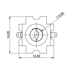 Porca Rápida do Defletor inferior do Para-choque Dianteiro Sonic Hatch Sonic Sedan 10 Pcs T50