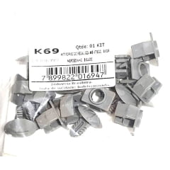10 Pares de Grampos do Carpete do Assoalho Mercedes Benz Pesados K69