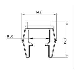 10 Pares de Grampos do Carpete do Assoalho Mercedes Benz Pesados K69