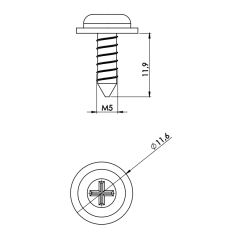 10 Parafuso Grade do Radiador Para-Choque Suzuki PF90