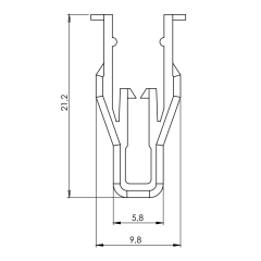 10 Grampos V Rosa Console Central Acabamentos Laterais Internos Do Porta-Malas Descansa Braço TOYOTA P943