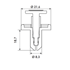 10 Grampos da Forração Porta-Malas Grelha Da Churrasqueira Toyota(NOVOS) Lexus P1329