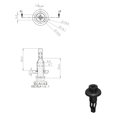 10 Grampos da Grade do Radiador Para-choque Toyota Corolla Camry Lexus Es300 P1147
