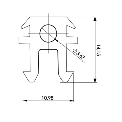 10 Grampos H Moldura Rack Do Teto Volkswagen P963A