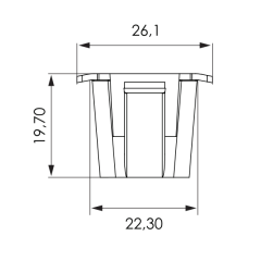 10 Buchas Grampo Presilha Fixação Farol Corsa Classic P1181