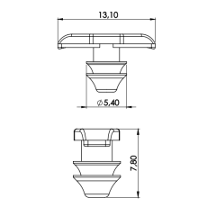 10 Grampos das Borrachas das Portas INFINITI FX35 FX45 QX80 P775