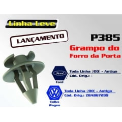 Grampo Porta Caminhão Delivery 140e 8150e Worker 50 Pcs P385