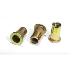 Porcas Rebite de Corpo Cilíndrico Recartilhado Longo Rosca M8 SP855R